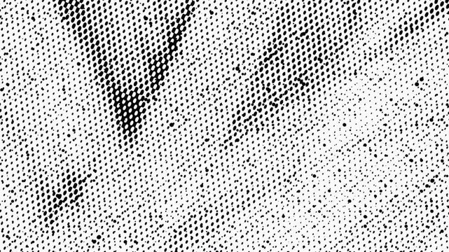 Abstract wavy Grunge Halftone Dots Texture Background Overlay.