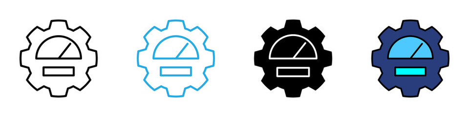 Productivity multi - style icon design concept © okta