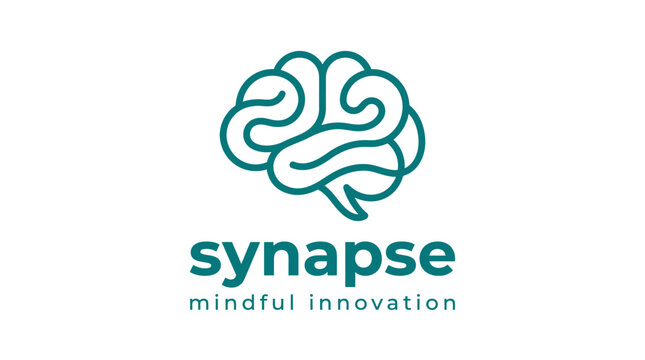 Synapse Mindful Innovation Logo with Stylized Brain Icon.