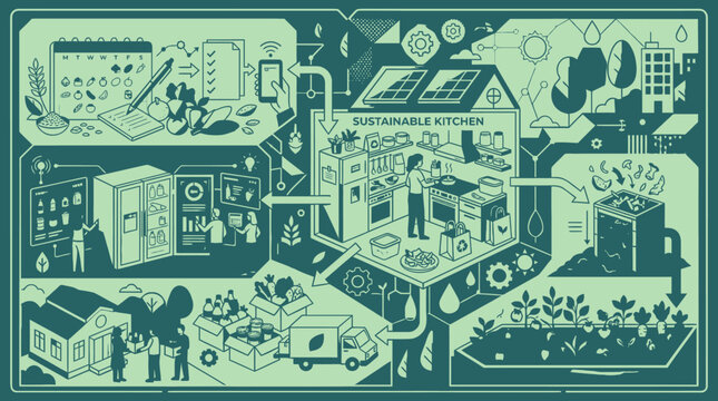 Sustainable Kitchen A Comprehensive Guide to Eco-Friendly Living and Smart Home Technology Integration