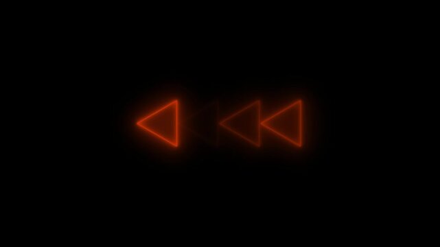 abstract directional triangle arrow loading bar animation background down arrow icon animation. Arrow direction sign.