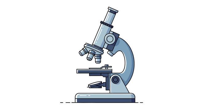 Laboratory microscope instrument for biology.
