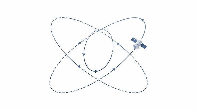 Satellite Orbiting in Space Environment.