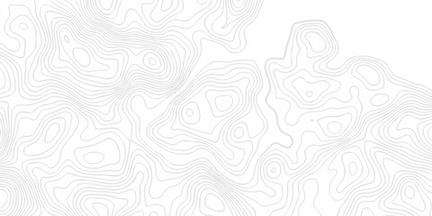 abstract white grid topography map hiking spiral texture. vector geographic contour mounted map wireframe background. © MST
