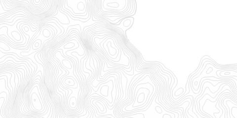 abstract white grid topography map hiking spiral texture. vector geographic contour mounted map wireframe background. © MST