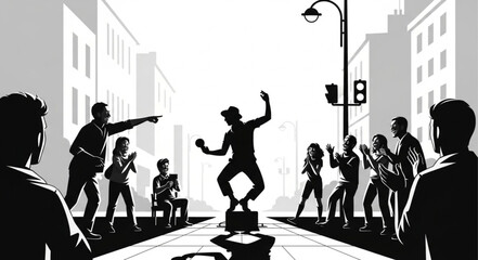people on the street © Kopi