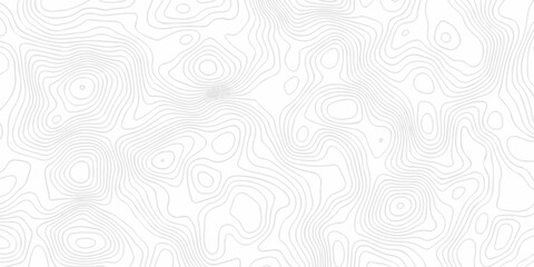 abstract white grid topography map hiking spiral texture. vector geographic contour mounted map wireframe background. © MST