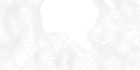 abstract white grid topography map hiking spiral texture. vector geographic contour mounted map wireframe background. © MST