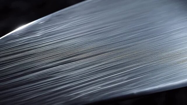 Closeup of brushed metal surface