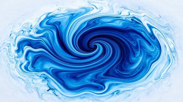 Blue swirling liquid pattern