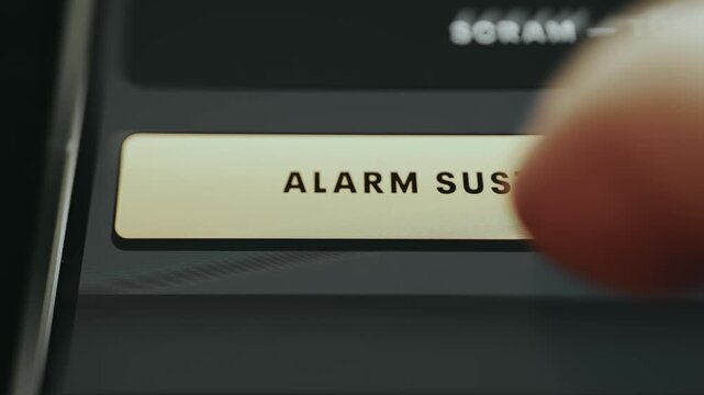 Alarm Sustur feature being activated for silencing an alarm system