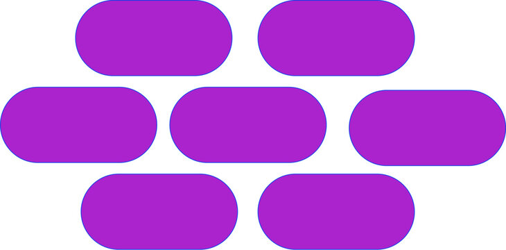 Colorful Glossy Speech Bubble Button Set with Pink Blue and Purple Chat Message Vector Icons for Web Design Communication Labels and Dialog Elements