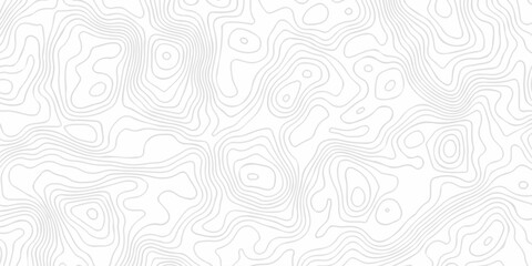 White abstract wave paper spiral area world topography map curved reliefs design. geographic contour map elevation mapping artwork with soft grey lines wallpaper background. © MOHART PARK
