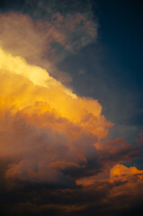 Fototapeta premium sunset in the sky