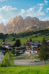 mountain village in the alps © momentsby_art