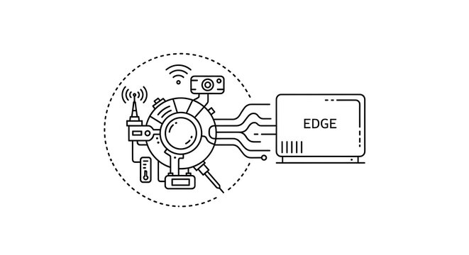 Edge computing device with sensor technology