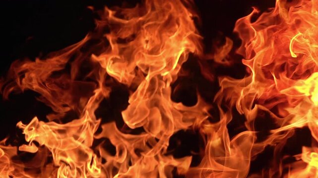 Brilliant Fire Slow Motion 240fps