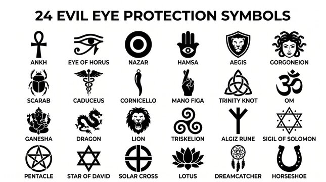 Collection of Evil Eye Protection Symbols