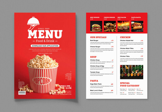 Rustic BBQ Menu Templates
