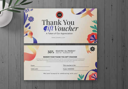 Thank You Gift Voucher
