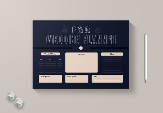 Wedding Event Planner Template Layout