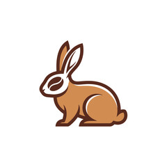 Fototapeta premium Coffee Rabbit Logo