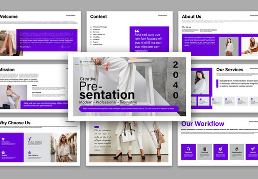 Creative Presentation Design Layout