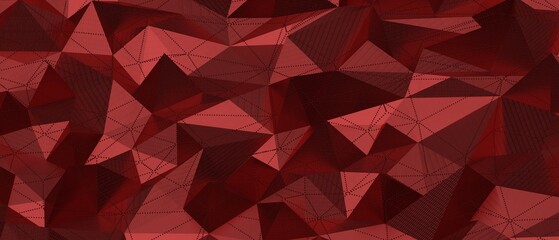 Naklejka premium Seamless abstract background featuring a low poly geometric design with intricate textures and varia