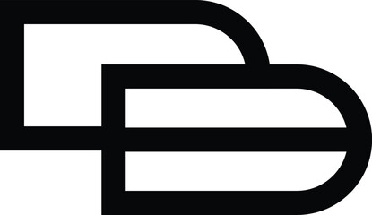 letter D and B logo design © adnan