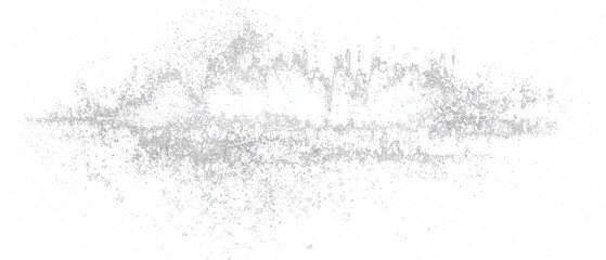 Fototapeta premium Abstract white forms emerge on black background, suggesting water reflection with subtle detail