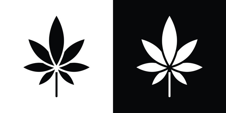 Cannabis leaf icon