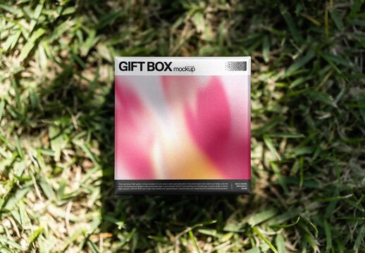Gift Box Mockup For Branding And Retail Design