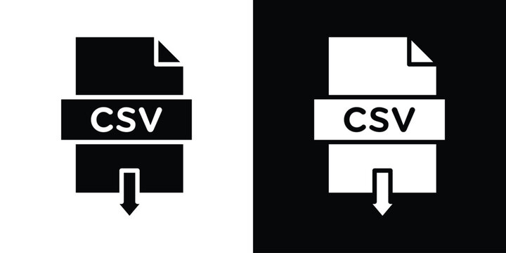 Download CSV file icon