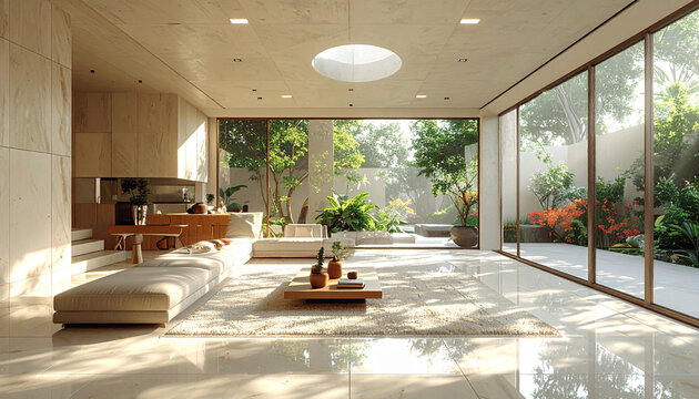 Bright Contemporary Living Room