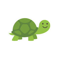 Obraz premium Cute cartoon turtle vector illustration