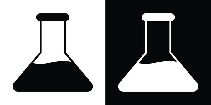 Laboratory flask icon