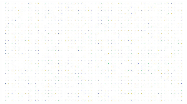 Colorful dots pattern on white background for design and decoration purposes  simple yet vibrant visual texture