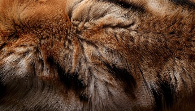 wolf hide texture close up top view