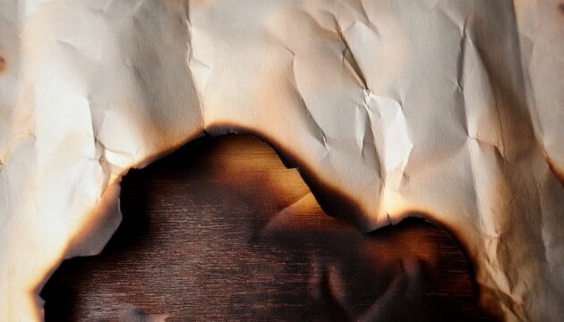 burned paper texture background