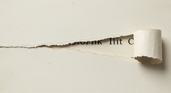 Torn Paper, Unveiling Hidden Words