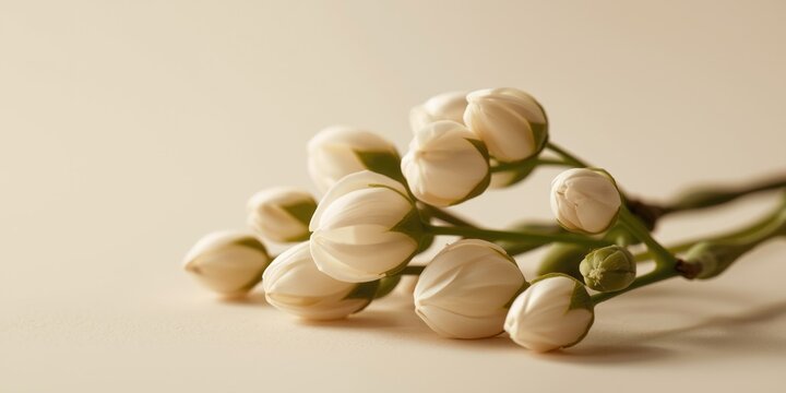 Mogra jasmine flower buds ideal for crafting floral arrangements