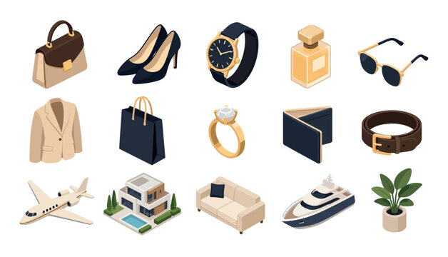 Collection of Luxury Fashion Accessories.