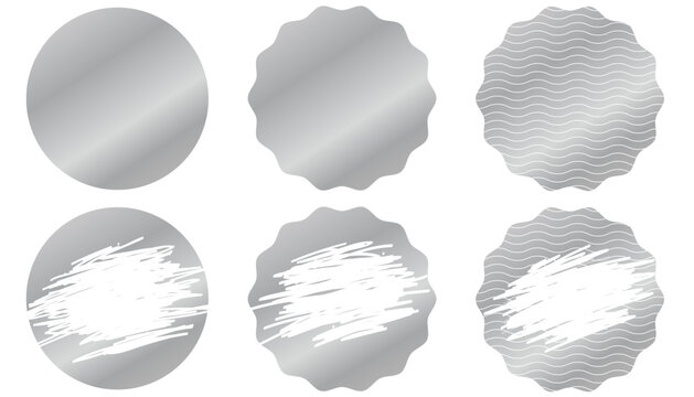 Scratch off brush with card effect win and reveal lottery coin. Paint lotto silver with paper ticket scrape and coupon texture sticker. Mark golden scratch with frame game card and design.