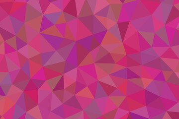Obraz premium Geometric pink background, polygonal pattern, abstract shapes, colorful texture