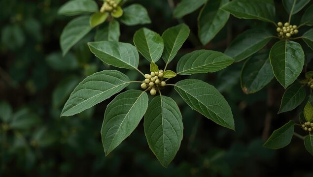 Jatropha curcas medicinal shrub with lush green leaves illustrating biofuel opportunities
