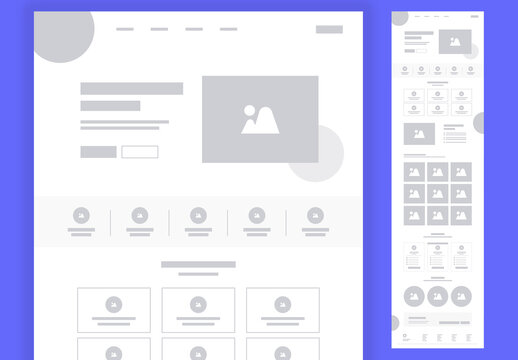 Landing Page Wireframe