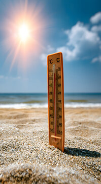 The beach will be in extreme heat this summer, as forecasted.