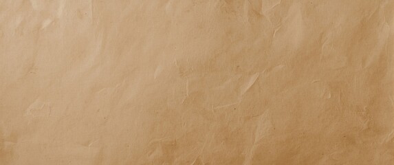 Fototapeta premium Weathered brown paper sheet backdrop with minimal texture and space for text or images
