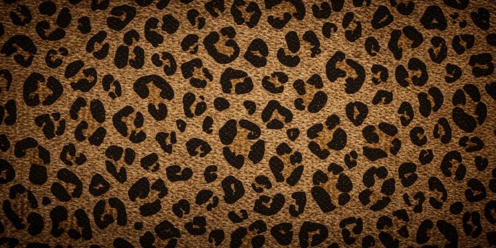 Leopard skin inspired abstract fabric design with classic vintage texture and fashion appeal