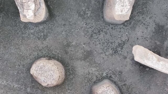 Karahan Tepe Neolithic Monument Drone Video,  Karahan Tepe Ancient Site Video, Haliliye Sanliurfa, Turkiye (Turkey)